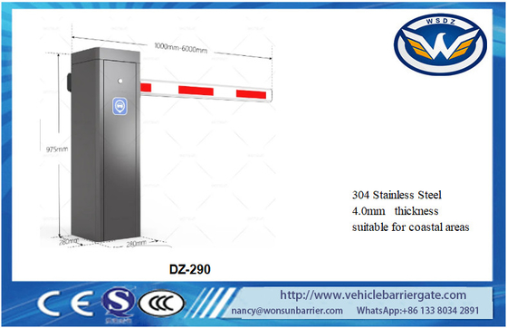 10 Million Life Vehicle Barrier Gate 304 Stal nierdzewna o grubości 4,0 mm do parkingów