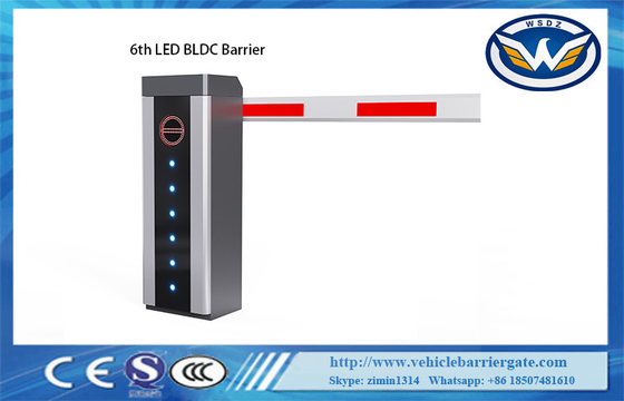 LED Light Housing Automatic Barrier Gate DC24V Brushless Motor 6th BLDC Motor