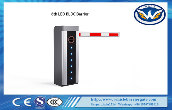 DC24V Brushless Motor Parking Barrier Gate 6th BLDC Motor LED Light Housing