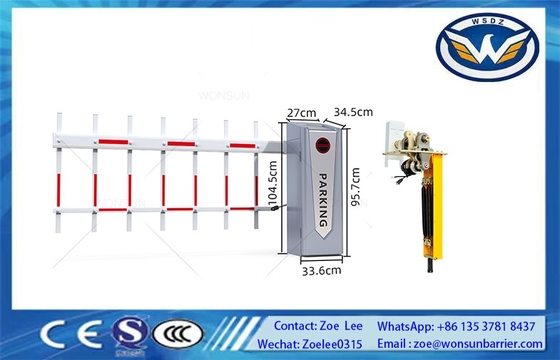 Serv Motor High Speed ​​Automatyczna bariera bramy wysięgnika Bariera pojazdu drogowego ze światłem LED
