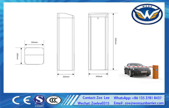 3 generacja DC brushless barrier gate DZ-830