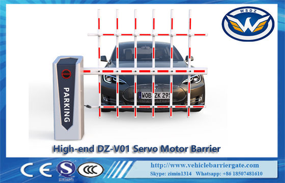 Parkingi LED DC 24V Servo Motor Traffic Barrier Gate z 3m trzema ramieniem ogrodzeniowym
