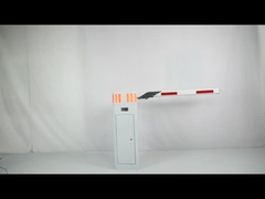 LED White Barrier Gate do systemu parkingowego Commercail z 1,5 sek