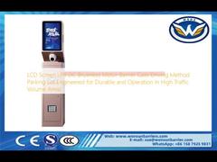 Bariera parkingowa z silnikiem bezszczotkowym DC i wyświetlaczem LCD, z systemem LPR, zaprojektowana do trwałej i niezawodnej pracy w miejscach o dużym natężeniu ruchu.